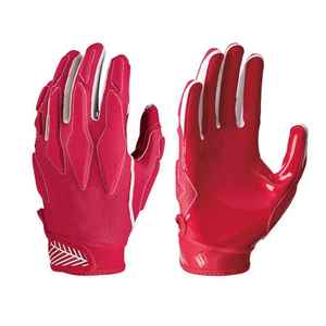 Gants de football américain personnalisables en gros avec paume adhérente en Spandex/Silicone – Équipement sportif de haute qualité pour athlètes - Product Image 1
