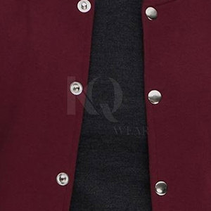 Inspired <b>Men</b> Winter Letterman <b>Jacket</b> Stand Front Eco-Friendly Reversible High Quality Cotton/Wool Breathable Modern Casual - Product Image 6