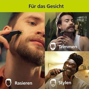 Philips OneBlade Pro 360 Auténtico Recortador Eléctrico de Barba, Afeitadora Facial y Corporal, 3 Cuchillas 360, 20 Peines de Ajuste, Kit Corporal - Product Image 4