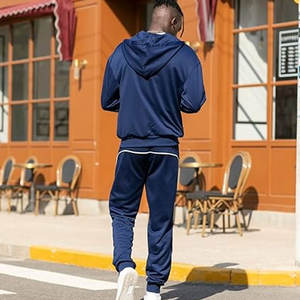 แจ็คเก็ตวิ่งผ้าไนลอนวินเทจสำหรับผู้ชายเสื้อกันลมมีฮู้ดสีล้วนน้ำหนักเบาออกแบบได้ตามต้องการขนาดพิเศษสำหรับฤดูหนาว - Product Image 4