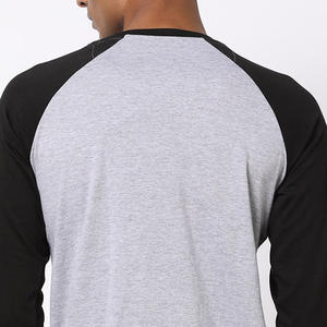 T-shirt à manches longues raglan pour homme, logo personnalisé, t-shirt à manches longues raglan pour homme, t-shirt de baseball à manches longues raglan - Product Image 6