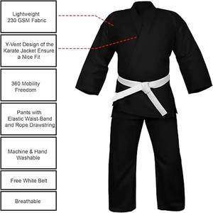 Color Jiujitsu uniformes artes marciales Karate para ropa deportiva gris personalizar hombres Jiu Jitsu uniforme ropa deportiva ligera para adultos - Product Image 4