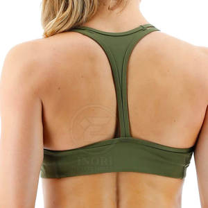 Sujetador Deportivo para Mujer, de Alta Sujeción, Transpirable, Ecológico, con Logotipo Frontal, Nuevo Diseño para Entrenamiento Físico - Product Image 4