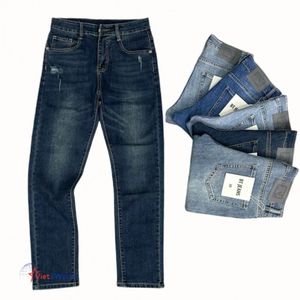 Vaqueros de talla grande elásticos informales de negocios rectos de alta calidad y nuevos a la moda para hombre/mujer, suministro ODM hecho en Vietnam, venta al por mayor - Product Image 4