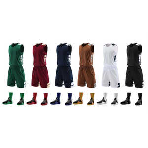 Jerseys de práctica de baloncesto reversibles para hombres de alta calidad, conjunto de entrenamiento de equipo deportivo transpirable con estampado personalizado - Product Image 2