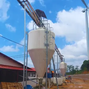 Venda por atacado de silo de ração pequeno para porcos, silo de ração composto de 7,5 toneladas para porcos fabricado no Vietnã Fabricante