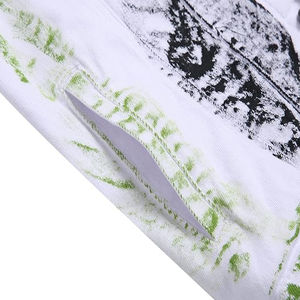 Chaquetas vaqueras transpirables de algodón 2025 de Color sólido básico personalizado de estilo callejero de invierno 100%, fabricante de ropa al por mayor - Product Image 6