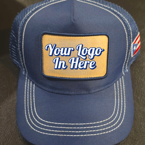 Casquettes de baseball de qualité supérieure, casquettes de camionneur avec broderie de logo personnalisée sur un patch, maille poly, casquettes de camionneur à 5 panneaux, sport, en provenance du Vietnam - Product Image 2