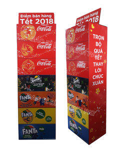 Tùy chỉnh in ấn carton đứng hiển thị giấy Dump Bin, tông Dump bin hiển thị cho bánh và kẹo - Product Image 6