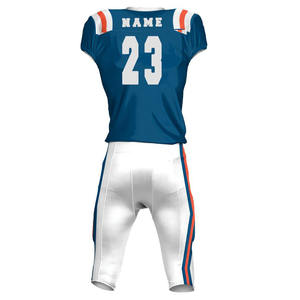 Maillots de football américain personnalisés de haute qualité à manches courtes pour adultes, imprimés numériquement, antibactériens et respirants - Product Image 6