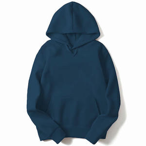OEM Sweats à capuche unisexes de haute qualité, couleur unie, en polaire lourde, avec logo imprimé, 100% coton, sweats à capuche d'hiver surdimensionnés noirs personnalisés - Product Image 5