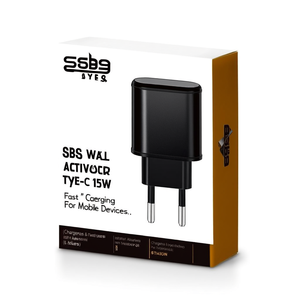 Sbs Wall Charger Type-<b>C</b> 15W <b>Adaptive</b> Fast Charging For Mobile Devices - Product Image 3