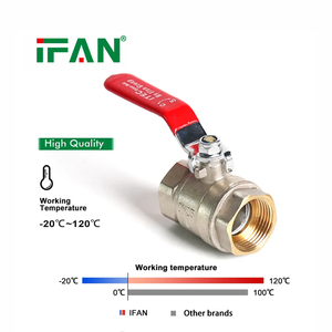 Válvula de Esfera Forjada IFAN para Controle de Água, 1/4''-4'', com Alça Longa, Rosca de Latão, Válvula Manual de Latão - Product Image 3