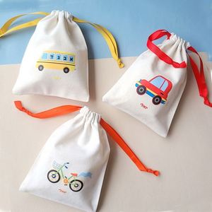 Bolsa de Regalo de Algodón Reciclable Ecológica, Bolsa Pequeña con Cordón, Logotipo Personalizado para Perfumes, Joyería, Cosméticos, Pestañas, Aretes - Product Image 5