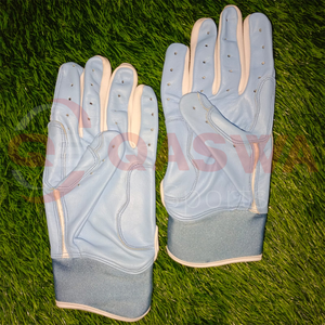 Gants de frappe de baseball bleu clair très demandés Vente chaude de gants à manchette courte et longue à prix raisonnable - Product Image 4