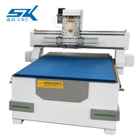 Máquina de Corte de Vidrio CNC de Doble Cabezal de Alta Precisión Senke con Motor, Caja de Engranajes, Bomba y Cortador de Diamante