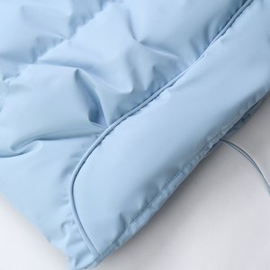 Chaqueta Acolchada de Poliéster con Burbujas, Talla Grande, Invierno, Negra, Personalizada, Unisex, Cuello Alto, Brillante, Impermeable, Ecológica, con Estampado - Product Image 6