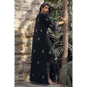 Robe vintage élégante à col haut pour mère de la mariée Aiza - Product Image 3