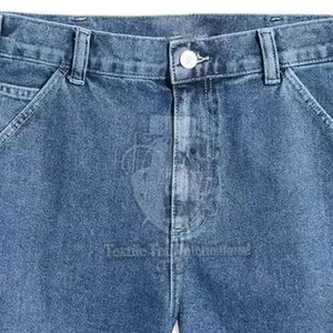 Pantalones Cortos de Mezclilla para Hombre, Estilo Nuevo, Hechos a Medida, Transpirables, Casuales de Verano, Corte Recto, Cintura Media, Color Sólido, Hechos en Pakistán - Product Image 6