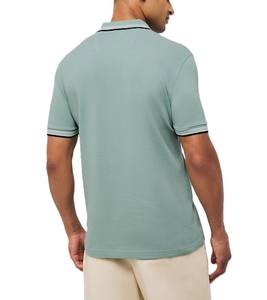 Venta al por mayor verano nuevo estilo hombres para Polos 100% algodón transpirable Casual manga corta Fitness Wear con tela suave - Product Image 3