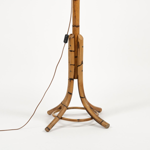 Nouvel arrivage de lampe en rotin indonésien de luxe support de base longue canne abat-jour debout meubles de maison - Product Image 6