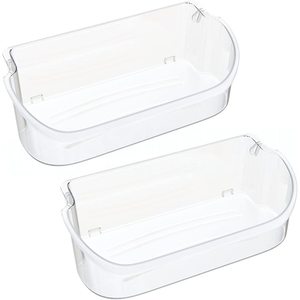 2 X 240356402 Bac de rangement en plastique pour réfrigérateurs domestiques (Frigidaire pour Kenmore Electrolux) - Product Image 1
