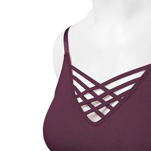 New arrival Women's Cross-Style Sport Bra Gym Fitness Padded Bra lightweight gym yoga bra - Product Image 5