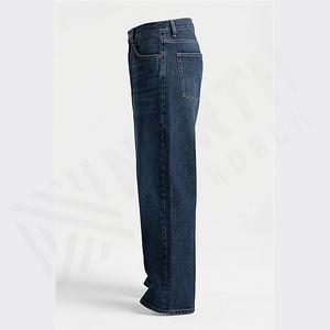 Pantalon en jean délavé dégradé style urbain pour homme, design décontracté d'hiver, taille mi-haute, jean ciré, couleur personnalisée, vente en gros - Product Image 3