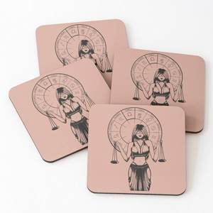 Posavasos de madera de acacia fino de corte láser auténtico, producto de moda de tamaño y forma personalizada más vendido para mesa - Product Image 1