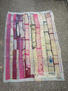 Sostenible cosido a mano 100% algodón hecho a mano Reversible Kantha tradicional Vintage hecho a mano Boho Chic decoración del hogar Kantha - Product Image 2