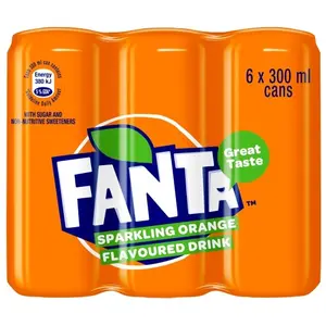 Fanta фруктовый газированный безалкогольный напиток по оптовой цене от Portugal / Fanta, Fanta Exotic 330 мл