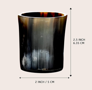 Vaso de Cuerno de Búfalo Tradicional, Vaso de Whisky de Cuerno Natural Clásico para Beber, Vaso de Cuerno al Precio Más Bajo - Product Image 3