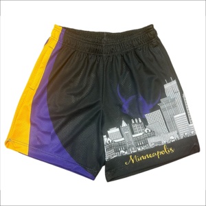 Shorts de conception graphique imprimés pour hommes Shorts de haute qualité pour hommes Summer Mesh Basketball Fitness Athletic Workout Gym Shorts - Product Image 5