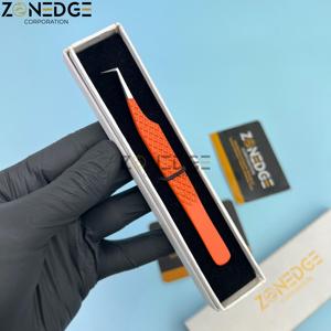 Venta al por mayor de pinzas de pestañas de punta de fibra para extensiones de pestañas Mega volumen + aislamiento extensiones de pestañas pinzas de punta de fibra - Product Image 5
