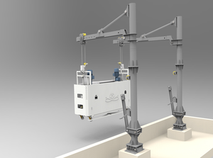 Chất lượng cao mặt tiền làm sạch hệ thống làm việc nền tảng Xây dựng kính làm sạch - Product Image 2