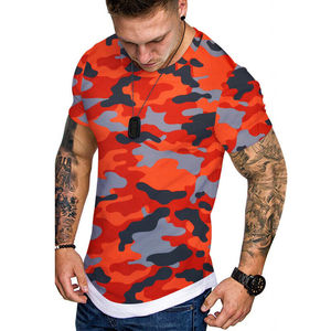 Brand Custom Logo <b>tshirt</b> 180gsm 100% Cotton Seamless Crew Neck Slim Fit Sports <b>Plain</b> Blank Tee Shirt T Shirt For Men - Product Image 2