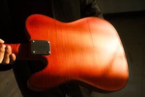 For Violinstyle Customizable Electric Guitar for Type Carved Maple Spruce Top Jazz Hollow <strong>Body</strong> Archtop Ebony - Product Image 4