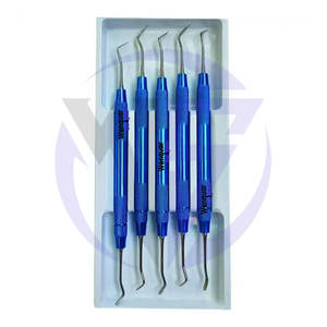 Herramientas de cera dental de alta calidad, instrumentos de modelado de acero inoxidable con recubrimiento de colores para laboratorios dentales manuales, Pakistán, Sialkot - Product Image 4