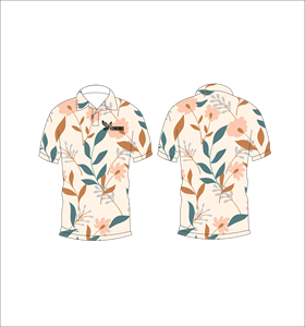 เสื้อโปโลพิมพ์ลายใบไม้เขตร้อนสำหรับผู้ชาย แขนสั้น สวมใส่สบาย เหมาะสำหรับฤดูร้อน เล่นกอล์ฟ น้ำหนักเบา มีปก แฟชั่น - Product Image 6