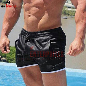 Professional Custom Fitness <b>Shorts</b> Plus Size <b>Mesh</b> Quick Dry Fitness <b>Shorts</b> High Quality Wholesale Fitness <b>Shorts</b> - Product Image 4