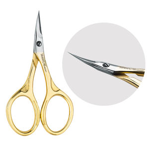 Ciseaux de manucure à courbes classiques Ligne de coupe précise avec pointe de lame émoussée pour le soin des ongles et la coupe des cuticules Beauté écologique - Product Image 3