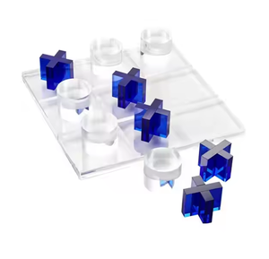 Acrylique Tic Tac Toe jeu table basse salon chambre bureau décoration utilisé Nights And Crosses jeux éducatifs pour enfant - Product Image 5