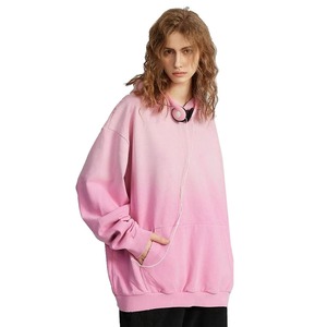 Logo de marque personnalisé 500 GSM Sun Faded Vintage Hoodies pour hommes surdimensionné en détresse lavage à l'acide Streetwear brodé hiver - Product Image 5