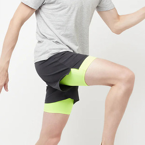 Short de sport de gym tendance personnalisé pour hommes pantalon de sport en polyester respirant pour la course à pied et le fitness en plein air - Product Image 6