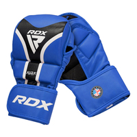Meilleur Design MMA Gants En Gros de Haute Qualité MMA Gants RDX Aura Plus T-17 Rouge MMA Sparring Gants Pour La Formation