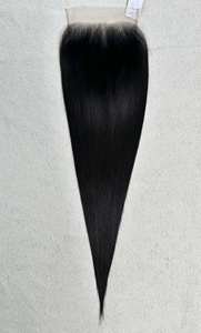 2x6 Double Drawn Machine Double Weft <b>Lace</b> <b>Closure</b> Straight Vietnamese Virgin Human Hair Preplucked Natural Hairline Transparent - Product Image 3