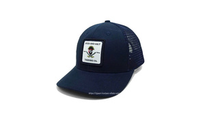 Chapeaux de camionneur en maille marine personnalisés en usine Patch tissé Logo de dessin animé casquettes de relance cyclisme en plein air Hip Hop Streetwear en gros - Product Image 2