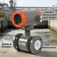 Fast Loading Digital Smart Bidirectional Stainless Steel Sewage Wastewater Magnetic Flowmeter IP65/IP67/IP68 Protection Pressure
