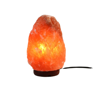 Lampe à sel de roche en cristal sculptée à la main de forme naturelle de l'Himalaya - Product Image 4