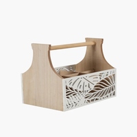 Regalo de Navidad para Amigos, Caja Organizadora de Madera Hecha a Mano para Frutas, Verduras y Archivos de Oficina